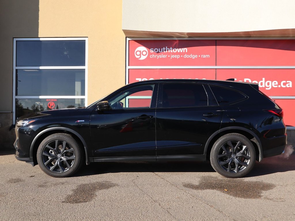 2022 Acura MDX A-SPEC IN BLACK EQUIPPED WITH A 3.5L V6 , SH AWD , 10SPD AUTO , DUAL EXHAUST , RED LEATHER HEATED/VENTED SEATS , PREMIUM AUDIO ,-6