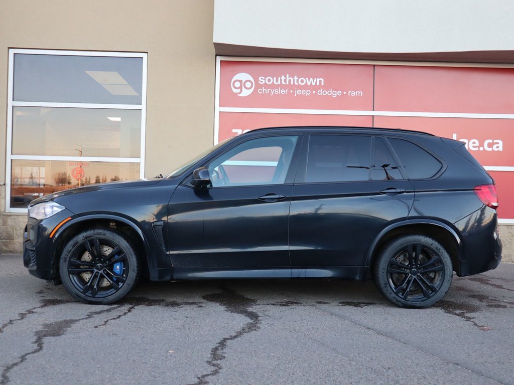 2016 BMW X5 M M IN BLACK EQUIPPED WITH A TWIN TURBO 4.4L V8 , AWD , 8SPD AUTO , QUATTRO EXHAUST , PREMIUM AUDIO , NAV , SUNROOF , DUAL ZONE AC-7