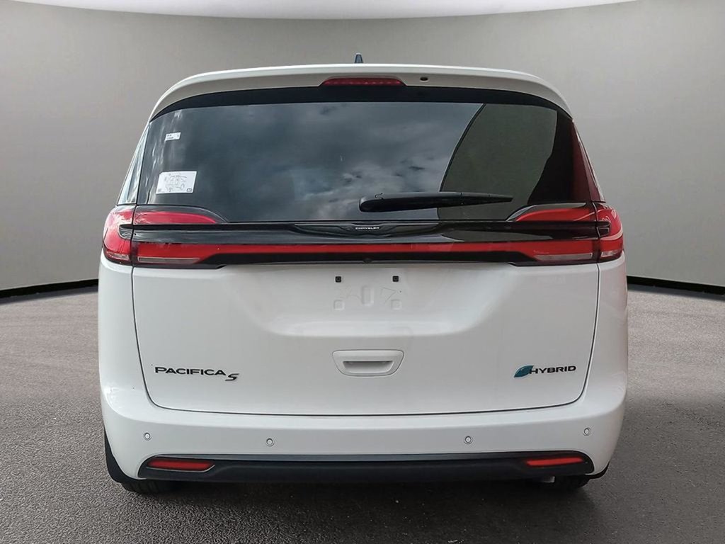 2024 Chrysler Pacifica Hybrid PREMIUM S IN BRIGHT WHITE EQUIPPED WITH A 3.6L HYBRID V6 , FWD , EFLITE CVT AUTO , NAPPA LEATHER HEATED SEATS + SW , S APPEARANC-4