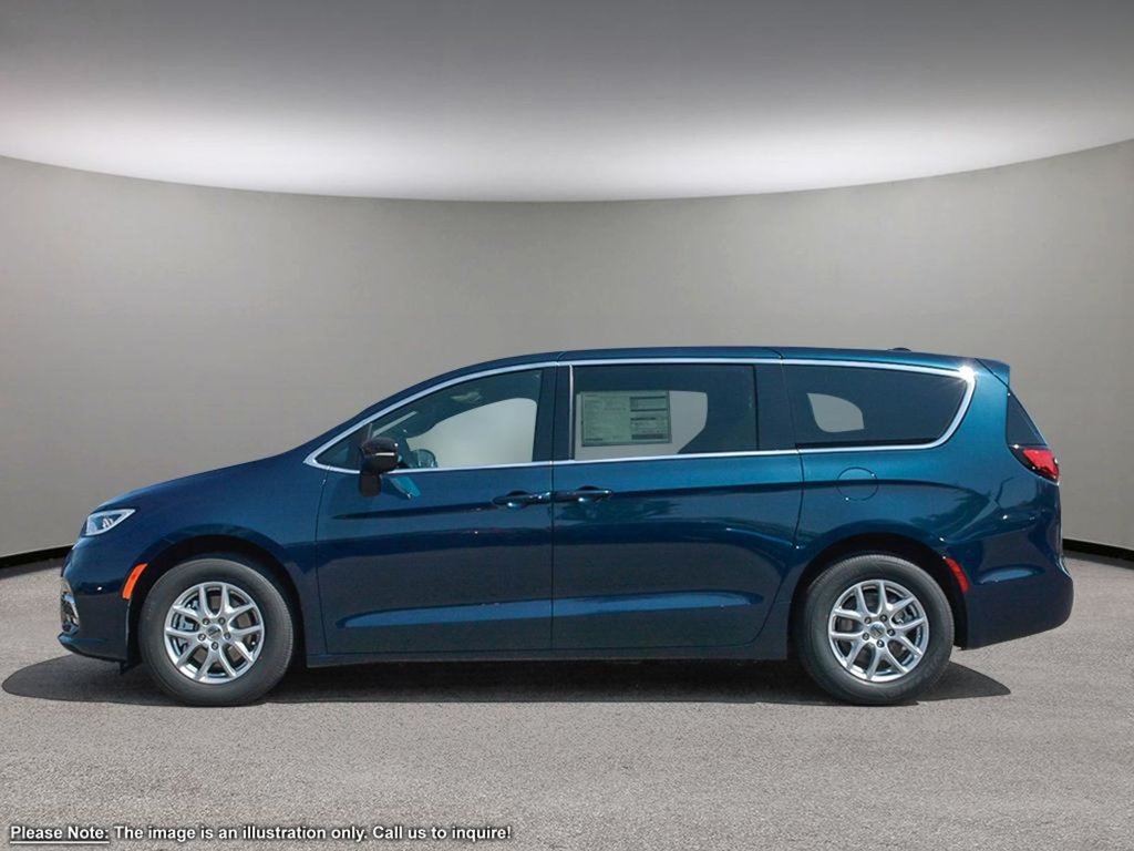 2024 Chrysler Pacifica TOURING IN FATHOM BLUE PEARL EQUIPPED WITH A 3.6L V6 , FWD , 9SPD AUTO , POWER LIFTGATE , DUAL PWR SLIDING DOORS , BACKUP CAM ,-2
