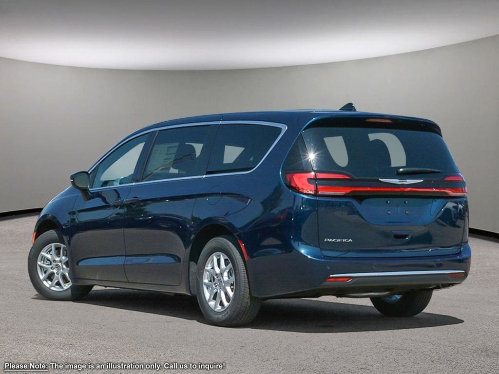 2024 Chrysler Pacifica TOURING IN FATHOM BLUE PEARL EQUIPPED WITH A 3.6L V6 , FWD , 9SPD AUTO , POWER LIFTGATE , DUAL PWR SLIDING DOORS , BACKUP CAM ,-3