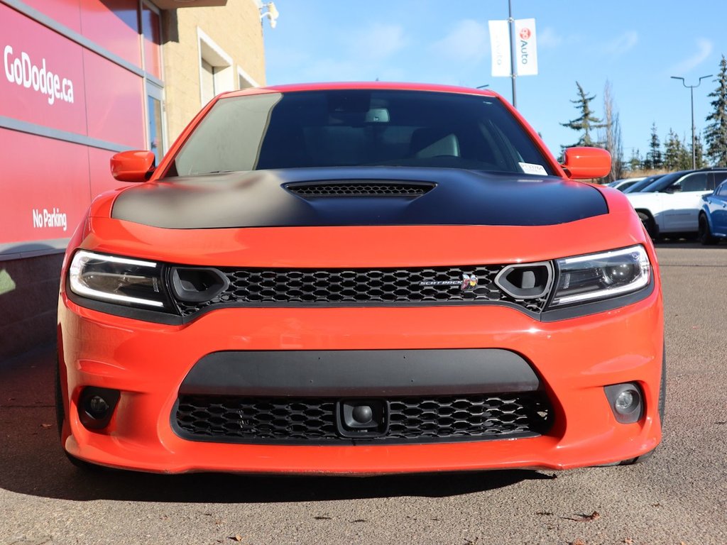 2022 Dodge Charger SCAT PACK 392 IN GO MANGO ORANGE EQUIPPED WITH A 6.4L HEMI SRT V8 , RWD , 8SPD TF AUTO , 20INCH RIMS , ADAPTIVE DAMPING SUSPENSI-1