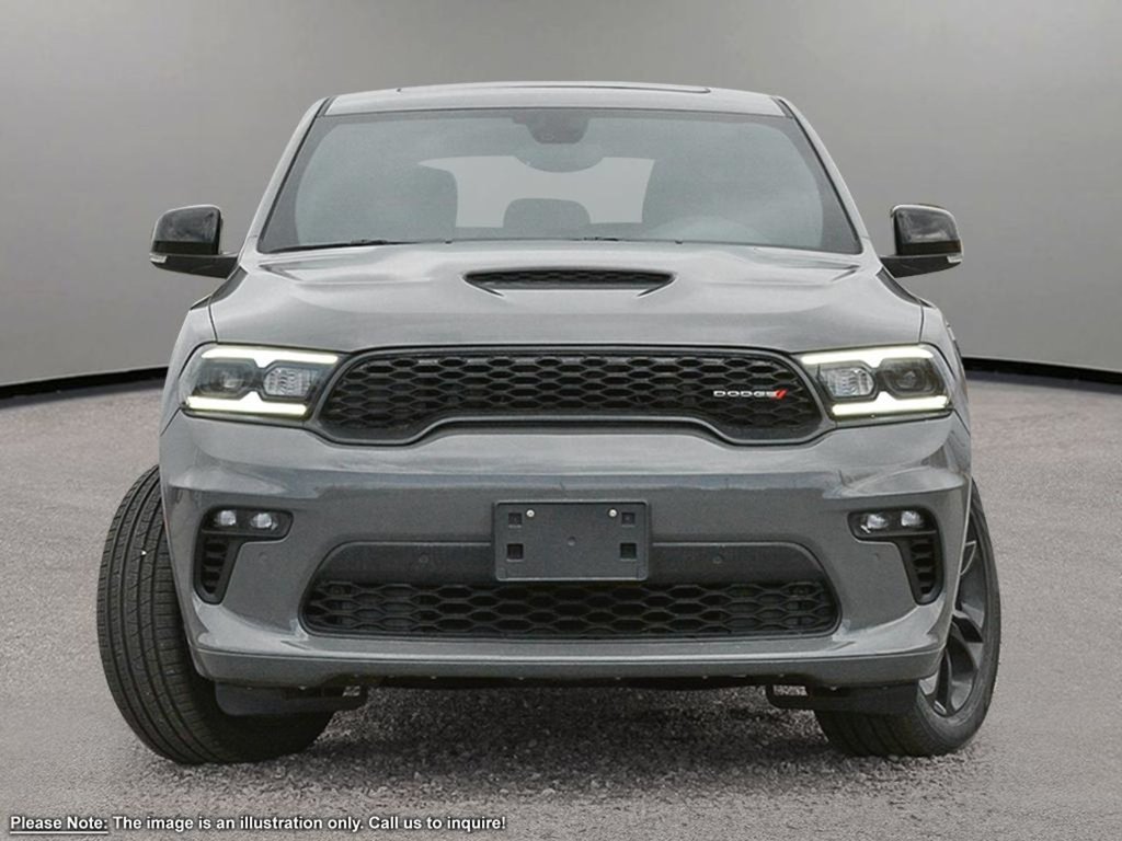 2025 Dodge Durango R/T IN DESTROYER GREY EQUIPPED WITH A 5.7L HEMI V8 , AWD , 8SPD AUTO , BLACKTOP PCKG , 20INCH RIMS , SUNROOF , BSM , ADV CRUISE-1