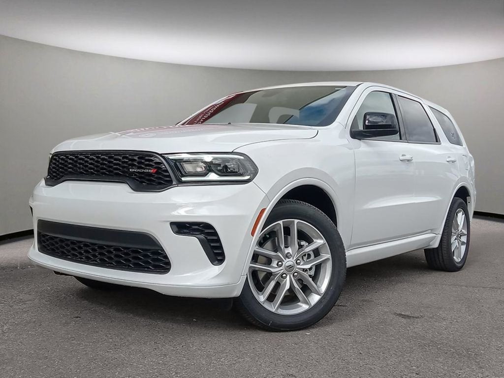 2025 Dodge Durango GT IN WHITE KNUCKLE EQUIPPED WITH A 3.6L V6 , 8SPD TF AUTO , AWD , LED LIGHTS , BACKUP CAM , PARK SENSE REAR , BSM/RCPD , PUSH S-0