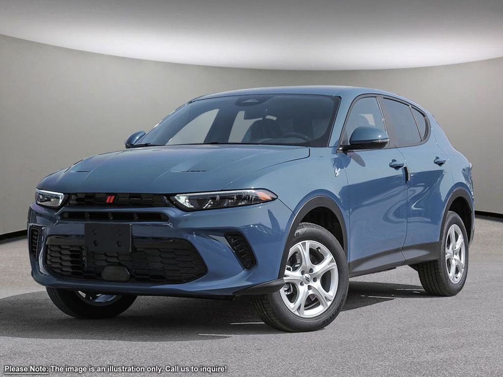 2024 Dodge HORNET GT IN BLUE STEEL EQUIPPED WITH A 2.0L TURBO I4 , AWD , 9SPD AUTO , COLD WEATHER GROUP , HEATED SEATS + SW , REMOTE START , DIGIT-0