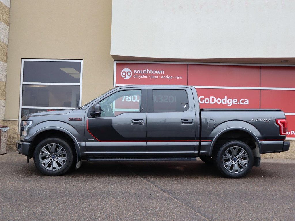 2017 Ford F-150 LARIAT IN GREY EQUIPPED WITH A 3.5L ECOBOOST V6 , 4X4 , 10SPD AUTO , AMBIENT LIGHTING , DUAL ZONE AC , REMOTE START , BACKUP CAM-6