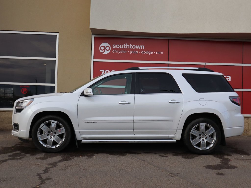2016 GMC Acadia DENALI IN WHITE EQUIPPED WITH A 3.6L V6 , AWD , 6SPD AUTO , PREMIUM BOSE AUDIO , DUAL EXHAUST , SUNROOF , DUAL HEADREST DVD ENTE-6