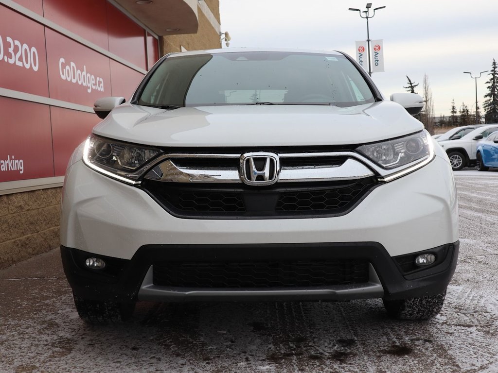 2019 Honda CR-V EX IN WHITE EQUIPPED WITH A FUEL EFFICIENT 1.5L TURBO I4 , AWD , CVT AUTO , PWR SUNROOF , LKA , SW CONTROLS , BACKUP CAM , HEATE-1