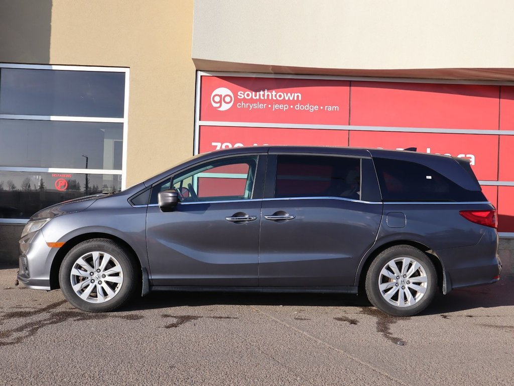 2018 Honda Odyssey LX IN GREY EQUIPPED WITH A 3.5L V6 , FWD , 9SPD AUTO , CLOTH HEATED SEATS , AC , CRUISE , PWR WINDOWS/LOCKS , HONDA RELIABILITY-6