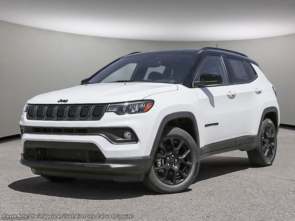 2024 Jeep Compass ALTITIDUE IN BRIGHT WHITE EQUIPPED WITH A 2.0L TURBO , 4X4 , 8SPD AUTO , CONVENIENCE GROUP , SUN & SOUND-0