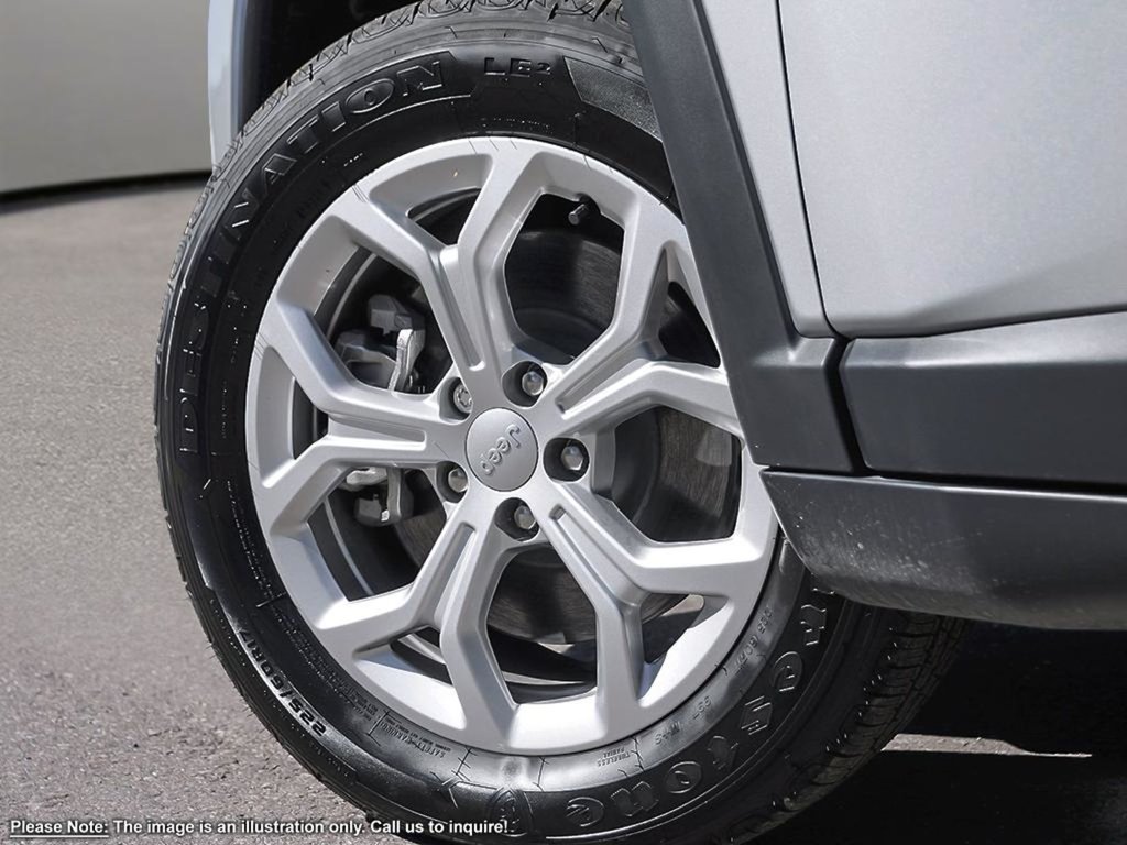 2025 Jeep Compass NORTH IN SILVER METALLIC EQUIPPED WITH A 2.0L TURBO I4 , 4X4 , 8SPD AUTO , TERRAIN MGMT , FCW , ACTIVE LANE MGMT , BACKUP CAM ,-7