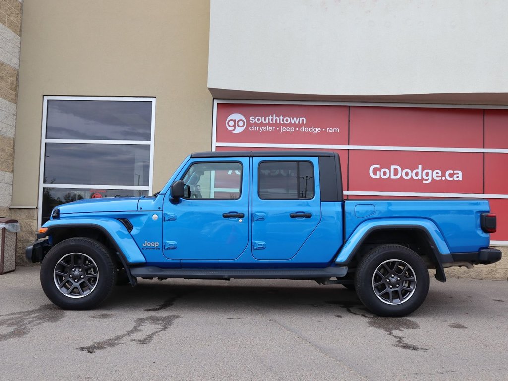 2021 Jeep Gladiator OVERLAND IN HYDRO BLUE PEARL EQUIPPED WITH A 3.6L V6 , 4X4 , 8SPD AUTO , ALPINE AUDIO , LSD , SAFETY GROUP , COLD WEATHER , TRAI-6