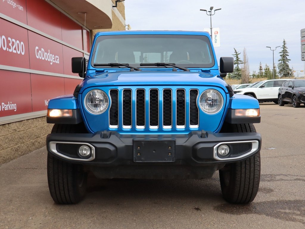 2021 Jeep Gladiator OVERLAND IN HYDRO BLUE PEARL EQUIPPED WITH A 3.6L V6 , 4X4 , 8SPD AUTO , ALPINE AUDIO , LSD , SAFETY GROUP , COLD WEATHER , TRAI-1