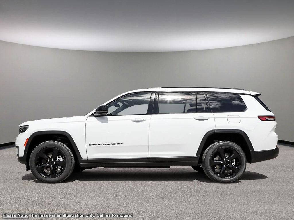 2024 Jeep Grand Cherokee L ALTITUDE IN BRIGHT WHITE EQUIPPED WITH A 3.6L V6 , 4X4 , 8SPD TF AUTO , SUNROOF , 20INCH RIMS , POWER LIFTGATE , WIRELESS CHARGI-2