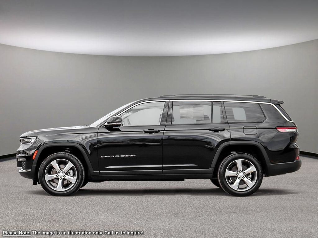 2024 Jeep Grand Cherokee L LIMITED IN DIAMOND BLACK EQUIPPED WITH A 3.6L V6 , 4X4 , 8SPD TF AUTO , PANO SUNROOF , 20INCH RIMS , DIGITAL DASH , POWER LIFTGA-2