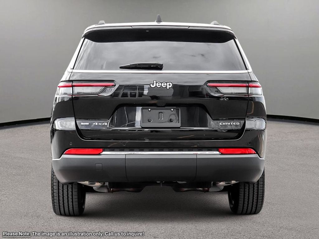 2024 Jeep Grand Cherokee L LIMITED IN DIAMOND BLACK EQUIPPED WITH A 3.6L V6 , 4X4 , 8SPD TF AUTO , PANO SUNROOF , 20INCH RIMS , DIGITAL DASH , POWER LIFTGA-4