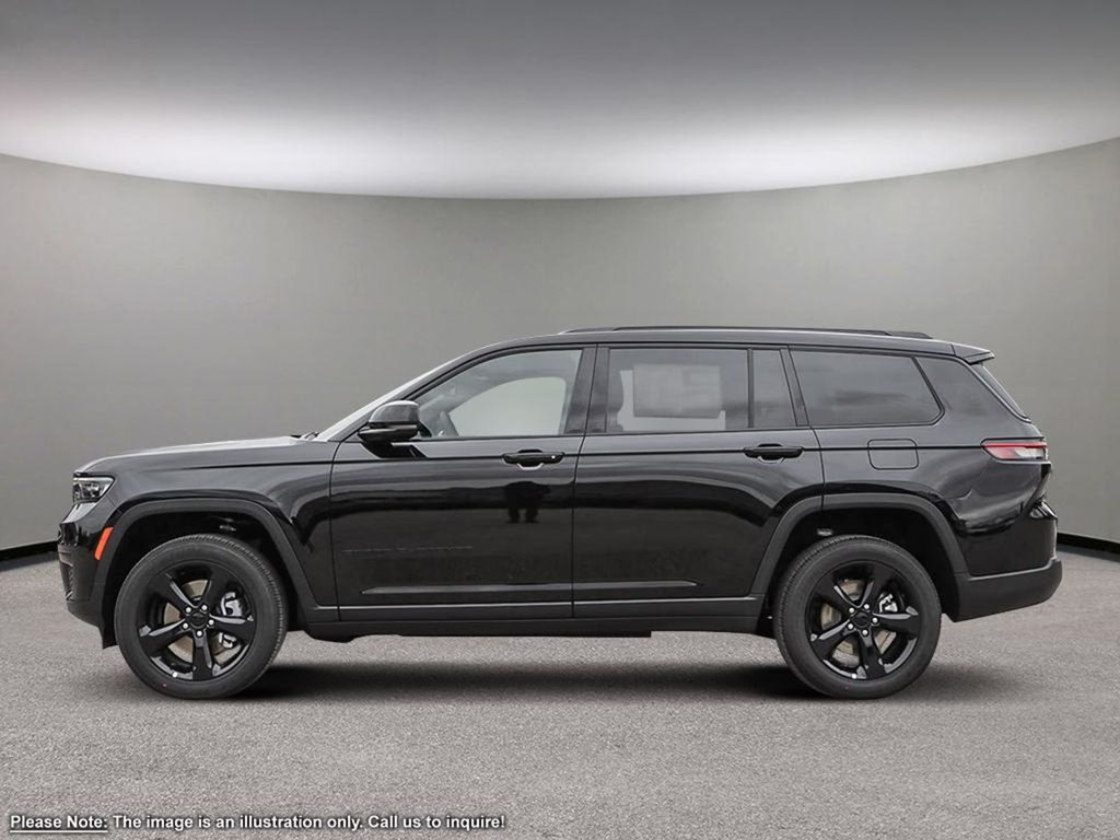 2024 Jeep Grand Cherokee L ALTITUDE IN DIAMOND BLACK EQUIPPED WITH A 3.6L V6 , 4X4 , 8SPD TF AUTO , SUNROOF , LEATHERETTE HEATED SEATS + SW , 20INCH RIMS ,-2
