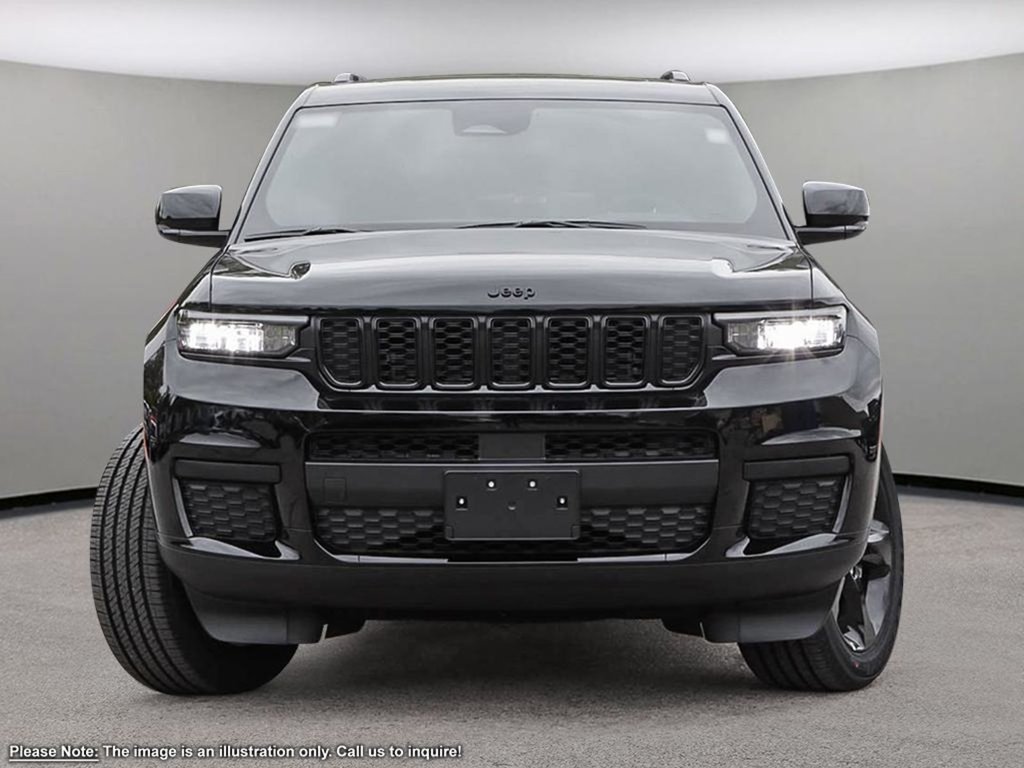 2024 Jeep Grand Cherokee L ALTITUDE IN DIAMOND BLACK EQUIPPED WITH A 3.6L V6 , 4X4 , 8SPD TF AUTO , SUNROOF , LEATHERETTE HEATED SEATS + SW , 20INCH RIMS ,-1