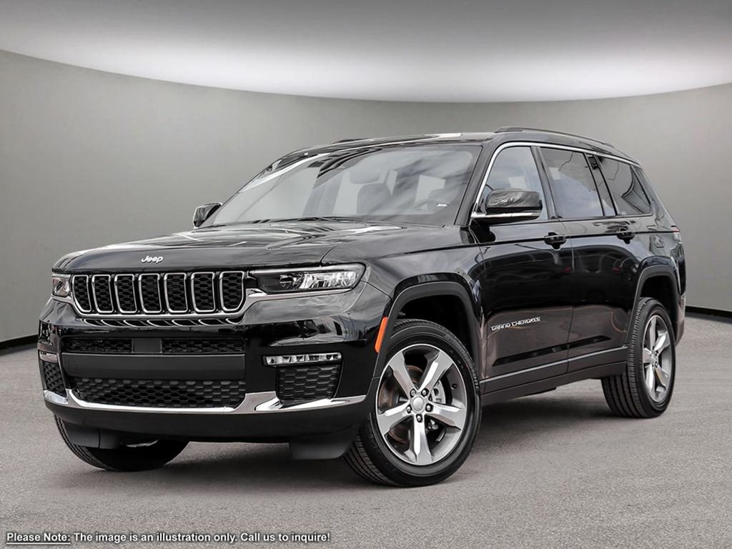 2024 Jeep Grand Cherokee L LIMITED IN DIAMOND BLACK EQUIPPED WITH A 3.6L V6 , 4X4 , 8SPD TF AUTO , 20INCH RIMS , PWR LIFTGATE , REMOTE START , PWR FRONT SE-0