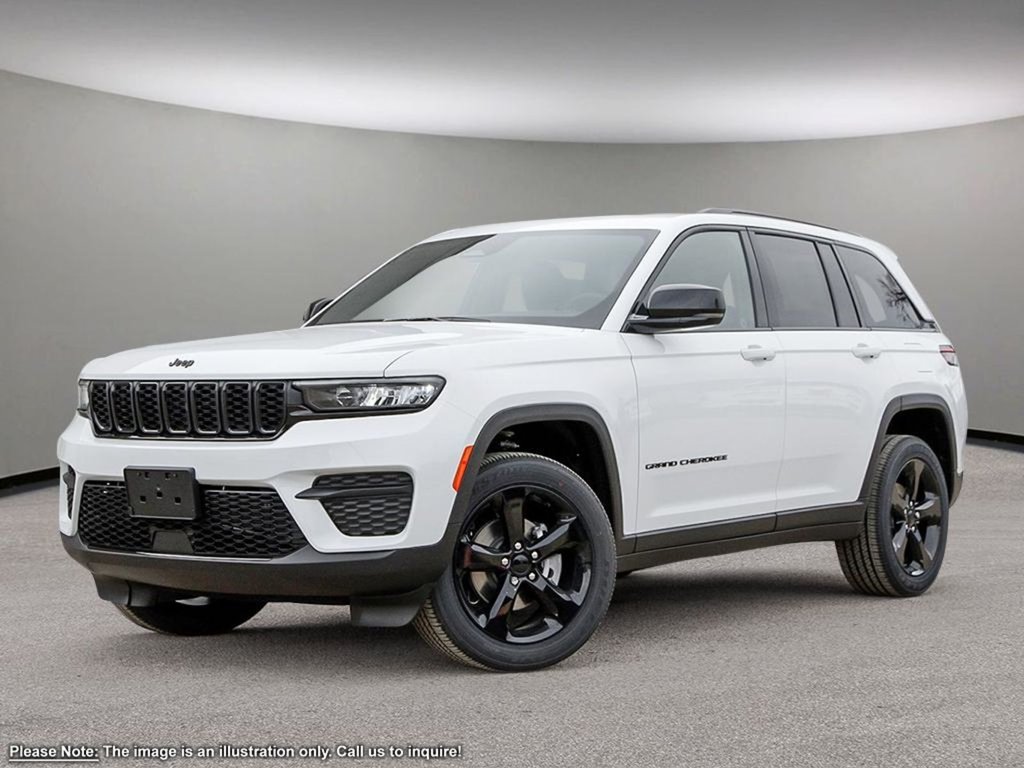 2024 Jeep Grand Cherokee ALTITUDE IN BRIGHT WHITE EQUIPPED WITH A 3.6L V6 , 4X4 , 8SPD TF ATUO , SUNROOF , FINSIHING PACKAGE , 20INCH RIMS , POWER LIFTGA-0