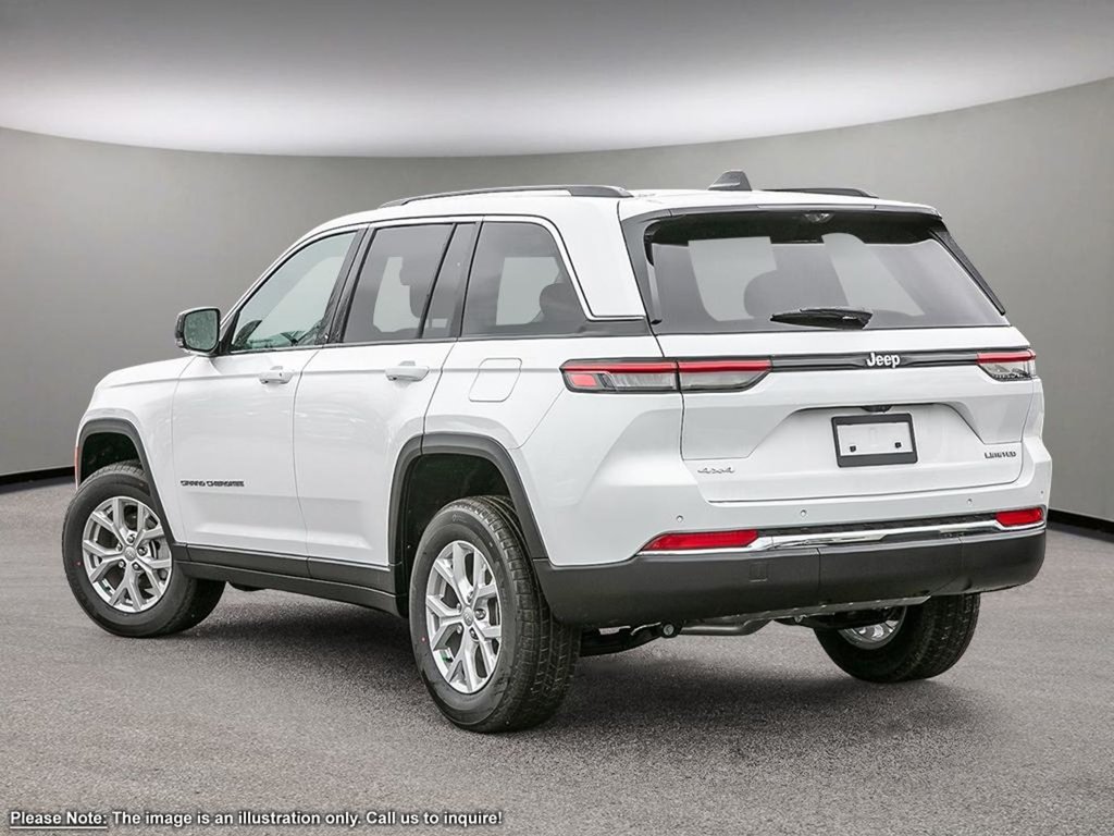 2024 Jeep Grand Cherokee LIMITED IN BRIGHT WHITE EQUIPPED WITH A 3.6L V6 , 4X4 , 8SPD TF AUTO , PANORAMIC SUNROOF , PREMIUM AUDIO , LUXURY TECH GROUP II-3