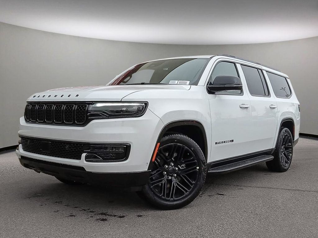 2024 Jeep Wagoneer L SERIES II CARBIDE IN BRIGHT WHITE EQUIPPED WITH A 3.0L TWIN TURBO I6 , 4X4 , 8SPD AUTO , 22INVH RIMS , FLEX SEATING GROUP , THRE-0