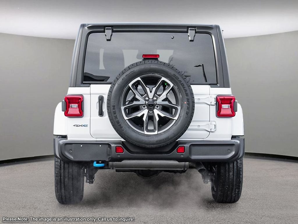 2024 Jeep Wrangler 4xe SPORT 4XE IN BRIGHT WHITE EQUIPPED WITH A 2.0L TURBO PHEV , 8SPD TF AUTO , 4X4 , MODULAR HARDTOP , LED LIGHTS , 8SPEAKER AUDIO ,-4