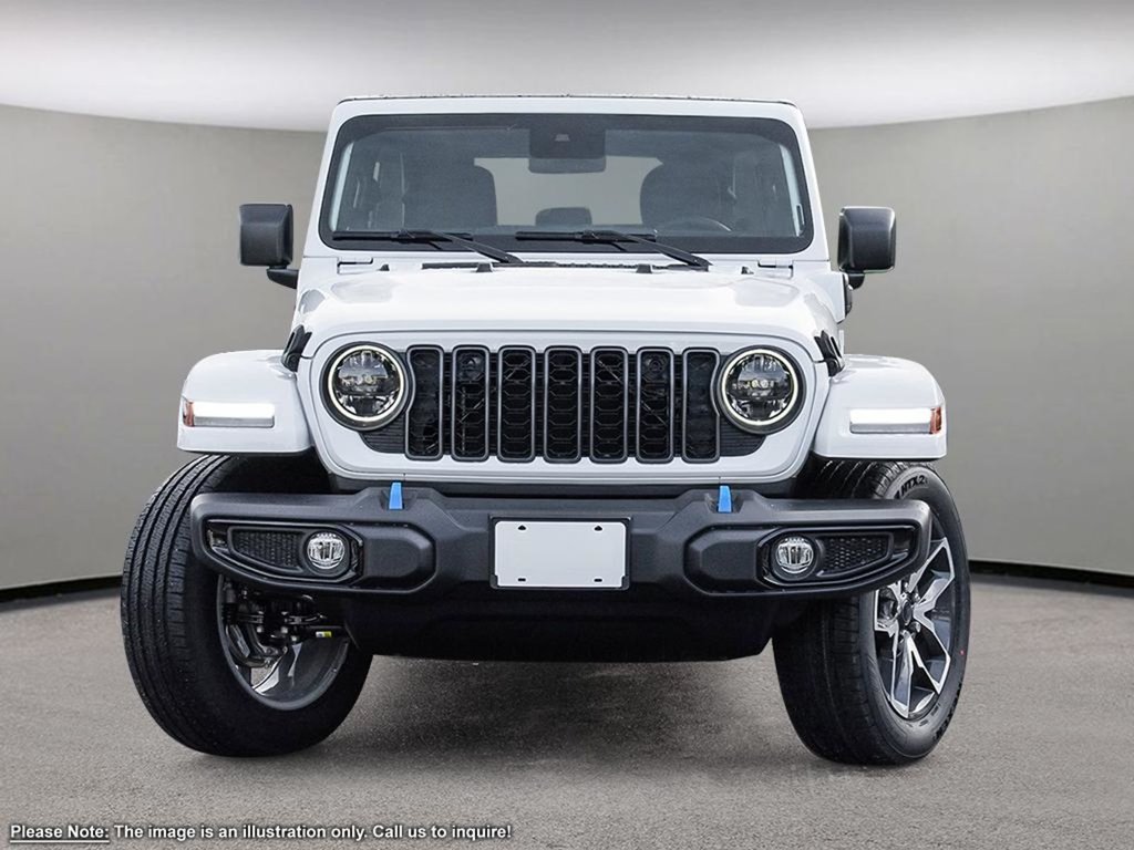 2024 Jeep Wrangler 4xe SPORT 4XE IN BRIGHT WHITE EQUIPPED WITH A 2.0L TURBO PHEV , 8SPD TF AUTO , 4X4 , MODULAR HARDTOP , LED LIGHTS , 8SPEAKER AUDIO ,-1