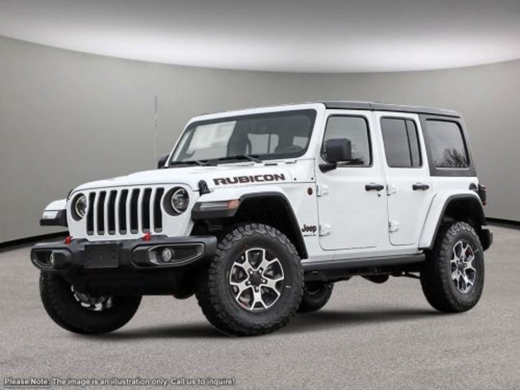 2023 Jeep Wrangler RUBICON IN BRIGHT WHITE EQUIPPED WITH A 3.6L V6 W/ETORQUE , 4X4 , 8SPD TF AUTO , LEATHER SEATS , TRAILER TOW/HD ELECTRICAL , HAR-0