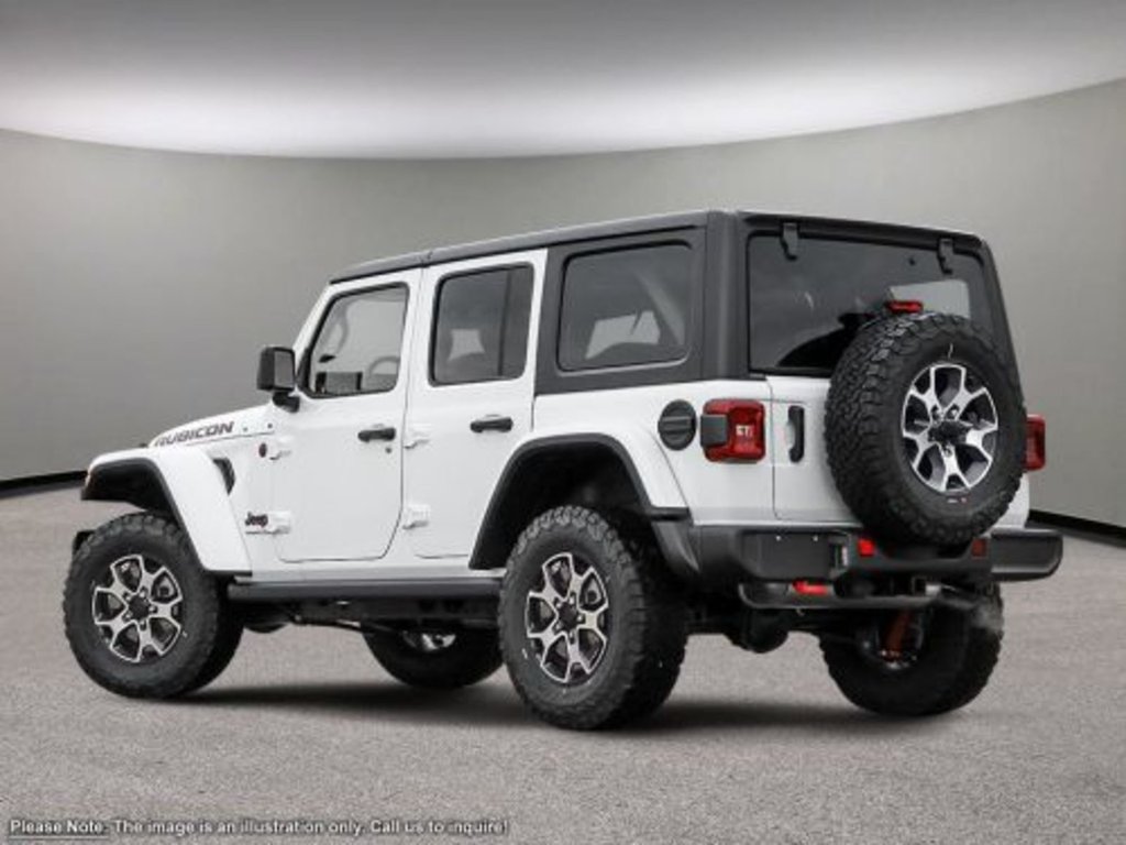 2023 Jeep Wrangler RUBICON IN BRIGHT WHITE EQUIPPED WITH A 3.6L V6 W/ETORQUE , 4X4 , 8SPD TF AUTO , LEATHER SEATS , TRAILER TOW/HD ELECTRICAL , HAR-4