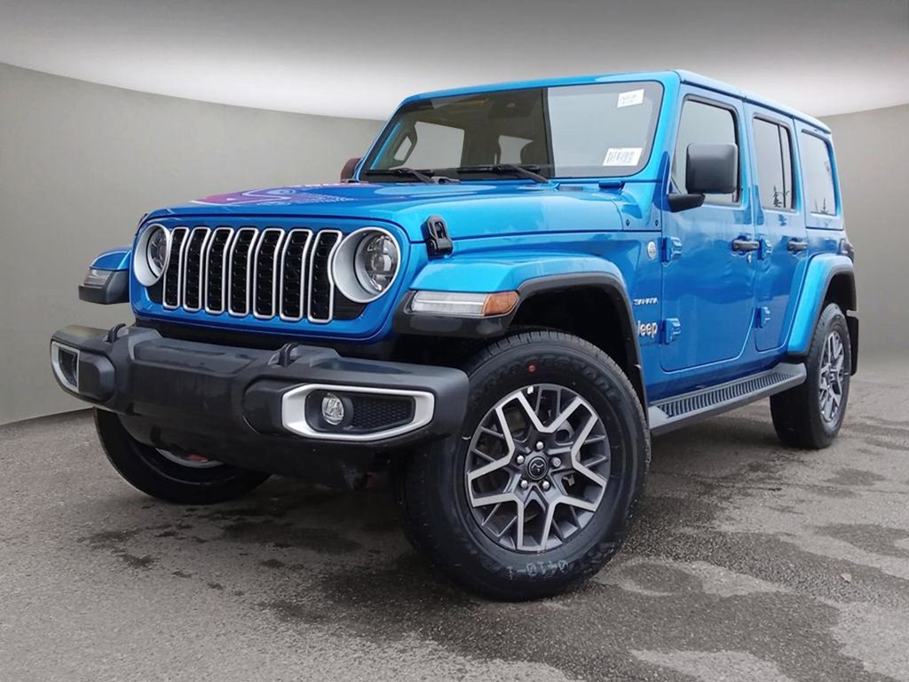 2024 Jeep Wrangler SAHARA, 2L I-4 TURBO, 12.3 UCONNECT 5, REMOTE START, ADAPTIVE CRUISE, FRNT HTD SEATS & STEERING WHEEL-0