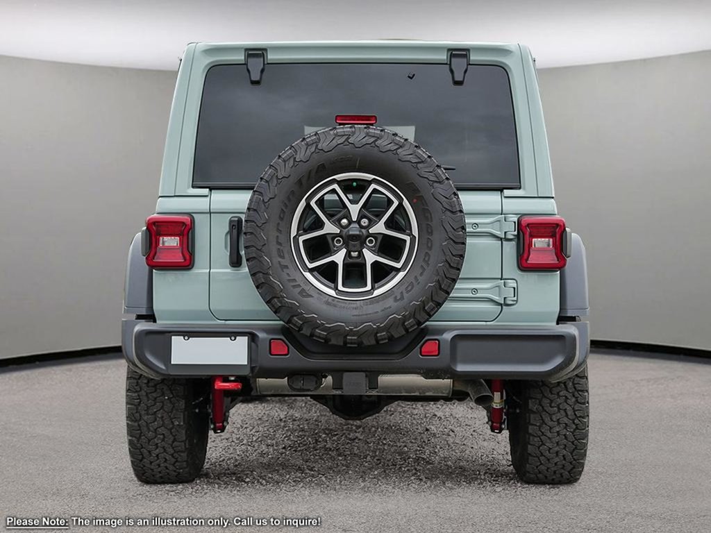 2024 Jeep Wrangler RUBICON IN EARL GREY EQUIPPED WITH A 3.6L V6 , 8SPD TF AUTO , 4X4 , 17INCH RIMS , FREEDOM HARDTOP , REMOTE START , HEATED SEATS-4