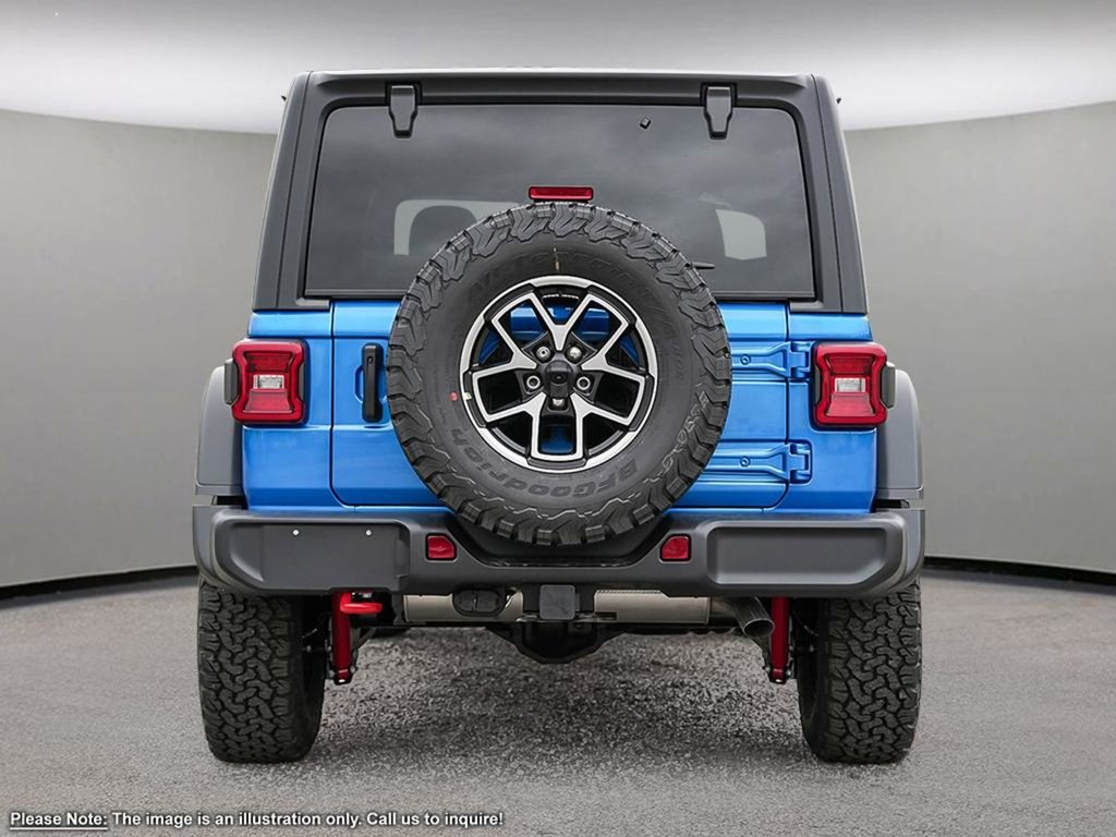 2024 Jeep Wrangler RUBICON IN HYDRO BLUE EQUIPPED WITH A 3.6L V6 , 4X4 , 8SPD TF AUTO , 17INCH RIMS , FREEDOM HARDTOP , ADV CRUISE , HEATED SEATS +-4