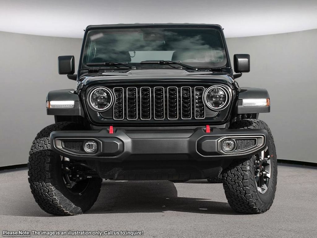 2024 Jeep Wrangler RUBICON IN BLACK EQUIPPED WITH A 3.6L V6 , 4X4 , 8SPD TF AUTO , HARDTOP , CONVENIENCE GROUP , 35INCH TIRE PCKG , 8SPEAKER AUDIO-1