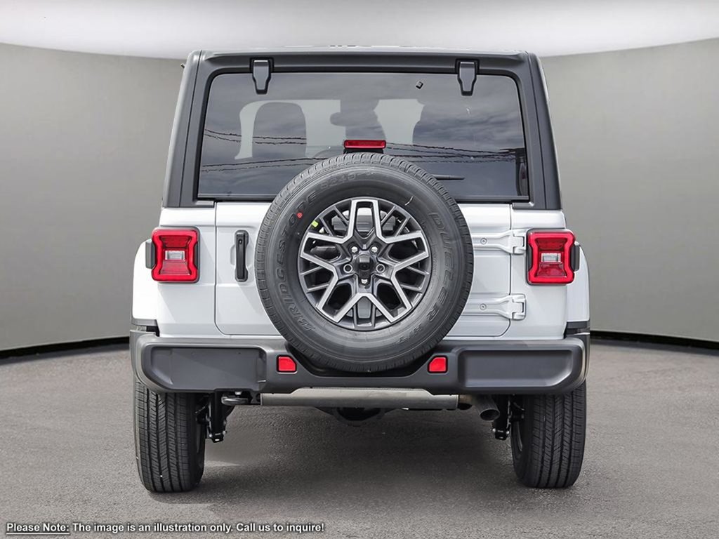 2024 Jeep Wrangler SAHARA IN BRIGHT WHITE EQUIPPED WITH A 3.6L V6 , 4X4 , 8SPD TF AUTO , 18INCH RIMS , SIDE STEPS , HARDTOP , SAFETY GROUP , MCKINL-4