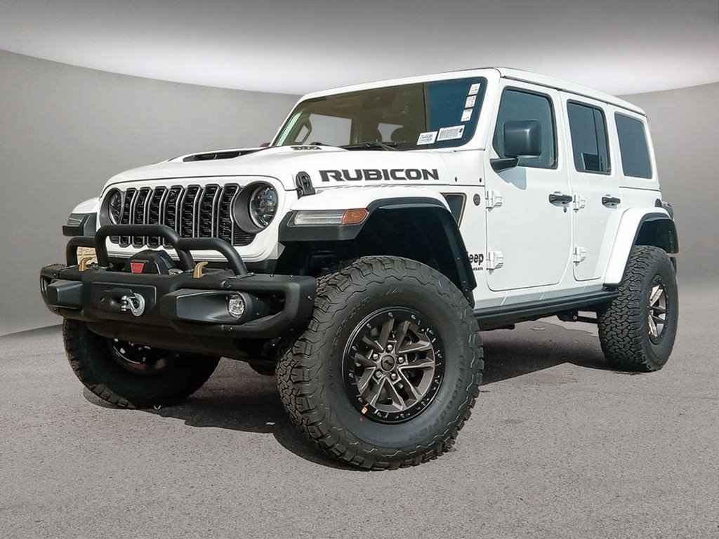2024 Jeep Wrangler RUBICON 392 FINAL EDITION IN BRIGHT WHITE EQUIPPED WITH A 6.4L SRT V8 , 8SPD TF AUTO , 4X4 , SKY TOP , WINCH , 17INCH BEADLOCK R-0