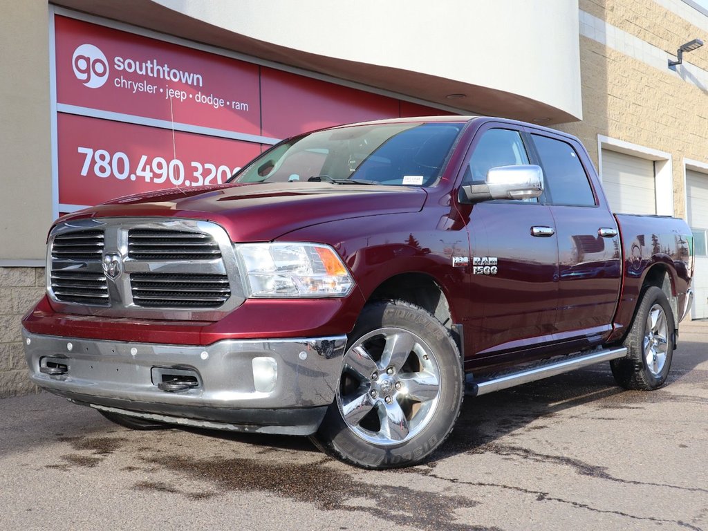 2017 Ram 1500 BIG HORN IN RED PEARL EQUIPPED WITH A 5.7L HEMI V8 , 4X4 , 8SPD TF AUTO , DUAL ZONE AC , 121L TANK , BACKUP CAM , PARK SENSE , R-0