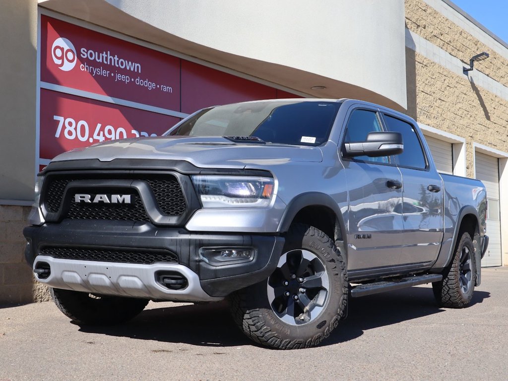 2021 Ram 1500 REBEL IN BILLET SILVER EQUIPPED WITH A 3.0L TURBO DIESEL V6 , 8SPD AUTO , 4X4 , LVL 1 EQUIPMENT GROUP , COLD WEATHER GROUP , 8.4-0