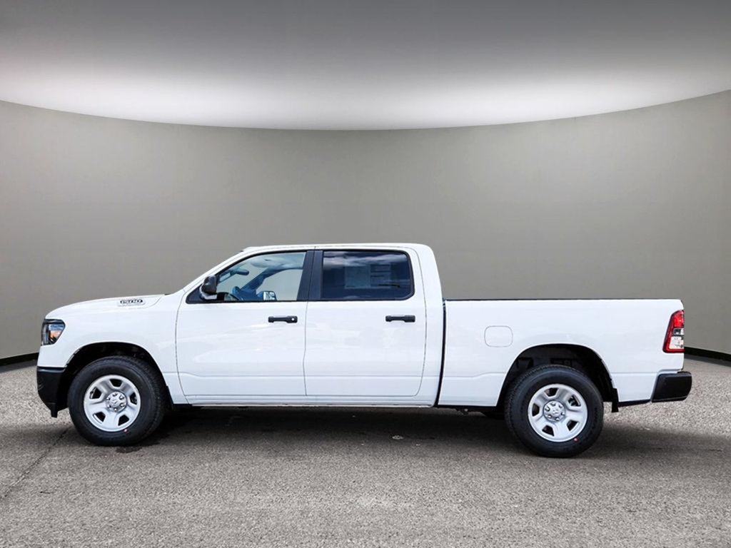 2023 Ram 1500 TRADESMAN IN BRIGHT WHITE EQUIPPED WITH A 5.7L HEMI V8 W/ETORQUE , 4X4 , 8SPD AUTO , TRADESMAN LVL 1 , BACKUP CAM , AC , CRUISE-2