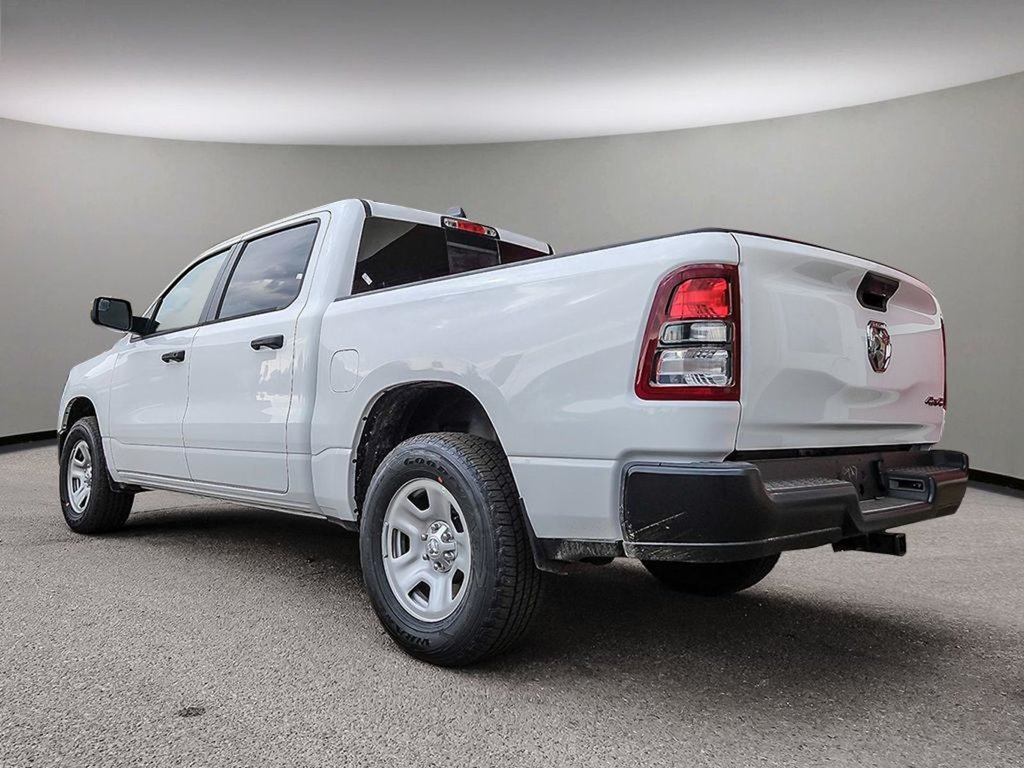 2023 Ram 1500 TRADESMAN IN BRIGHT WHITE EQUIPPED WITH A 5.7L HEMI V8 W/ETORQUE , 4X4 , 8SPD AUTO , TRADESMAN LVL 1 , HITCH RECEIVER , BACKUP C-3