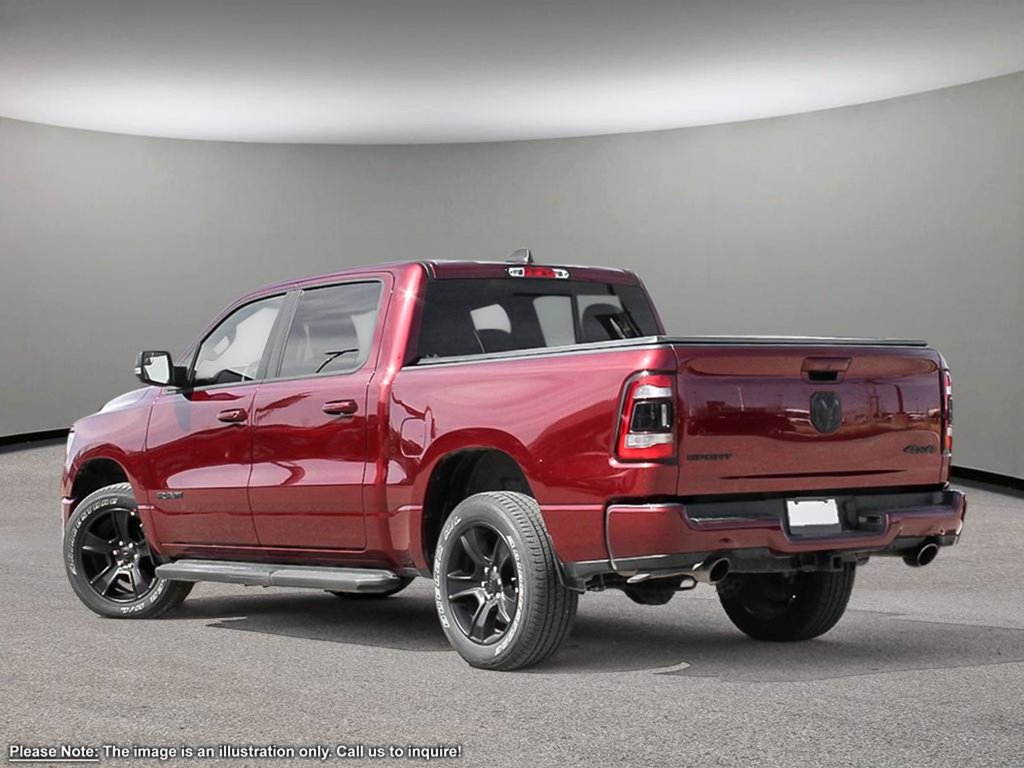 2024 Ram 1500 SPORT, 5.7L HEMI V8 W/ ETORQUE, CLASS IV HITCH RECEIVER, REVERSE CAMERA, FORWARD COLLISION WARNING-3