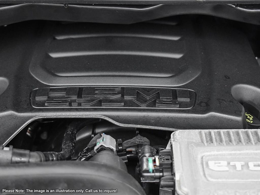 2024 Ram 1500 SPORT IN BRIGHT WHITE EQUIPPED WITH A 5.7L HEMI V8 , 4X4 , 8SPD AUTO , 22INCH RIMS , 125L TANK , BSM/RCPD , SPORT HOOD , PANORAM-5