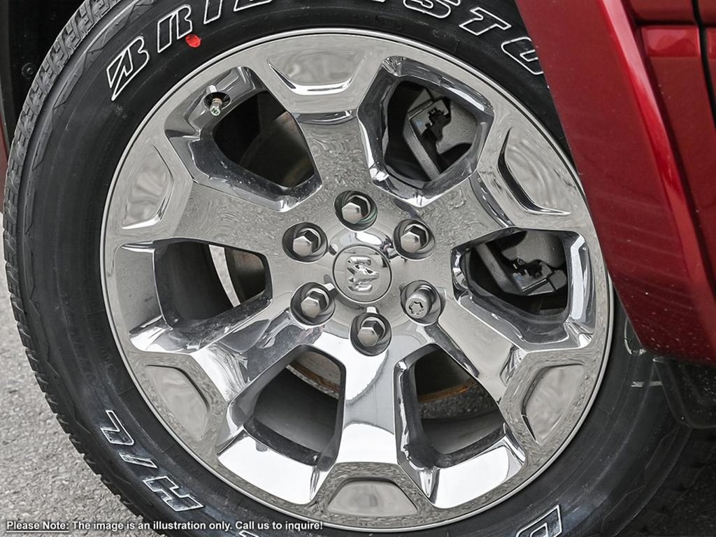 2025 Ram 1500 BIG HORN SPORT IN RED PEARL EQUIPPED WITH A 3.0L HURRICANE TWIN TURBO I6 , 4X4 , 8SPD AUTO , 20INCH RIMS , TRAILER BRAKE CONTROL-7