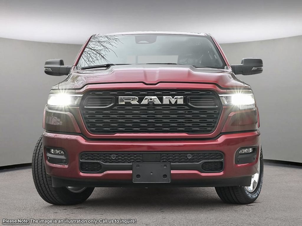 2025 Ram 1500 BIG HORN SPORT IN RED PEARL EQUIPPED WITH A 3.0L HURRICANE TWIN TURBO I6 , 4X4 , 8SPD AUTO , TONNEAU COVER , BIG HORN LEVEL 1 ,-1