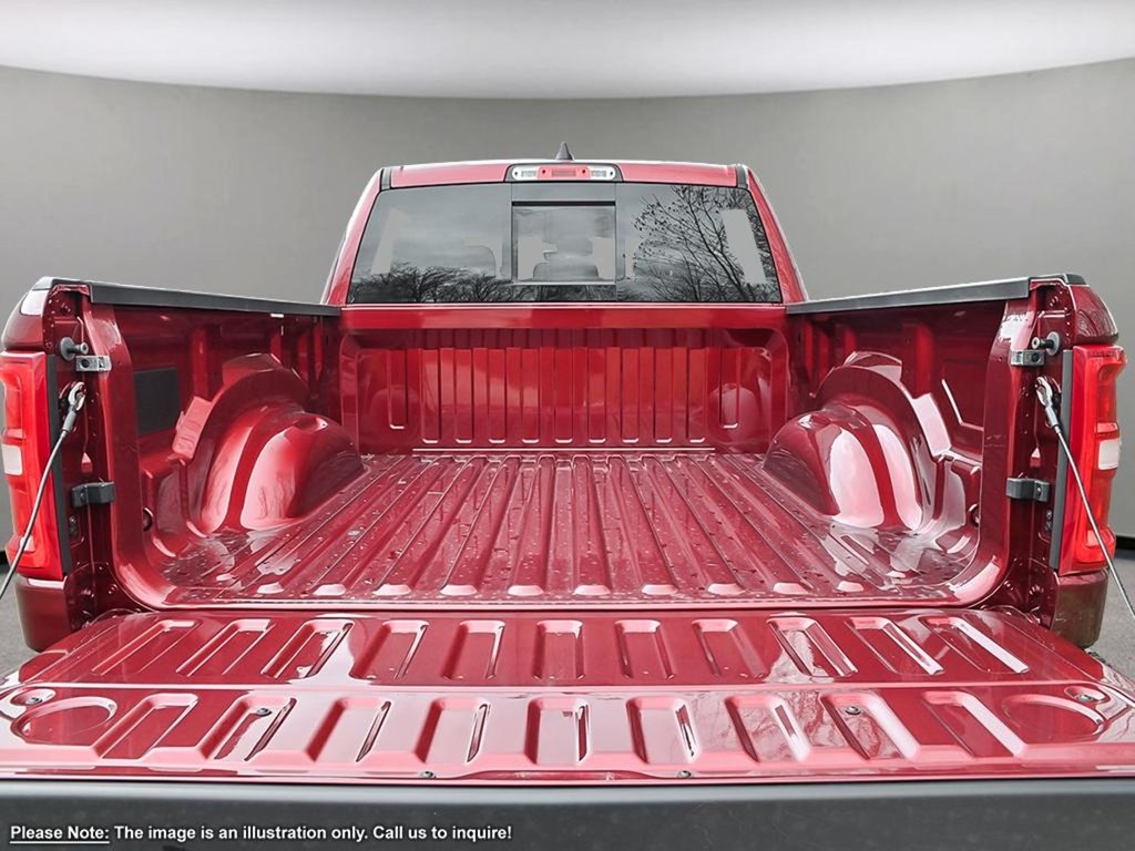 2025 Ram 1500 BIG HORN SPORT IN RED PEARL EQUIPPED WITH A 3.0L HURRICANE TWIN TURBO I6 , 4X4 , 8SPD AUTO , TONNEAU COVER , BIG HORN LEVEL 1 ,-6