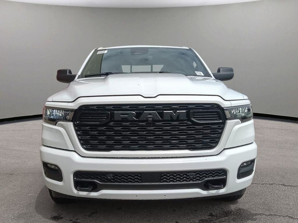 2025 Ram 1500 TRADESMAN SPORT IN BRIGHT WHITE EQUIPPED WITH A 3.0L TWIN TURBO I6 , 4X4 , 8SPD AUTO , TRADESMAN LVL 1 , SPORT APPEARANCE PCKG ,-1
