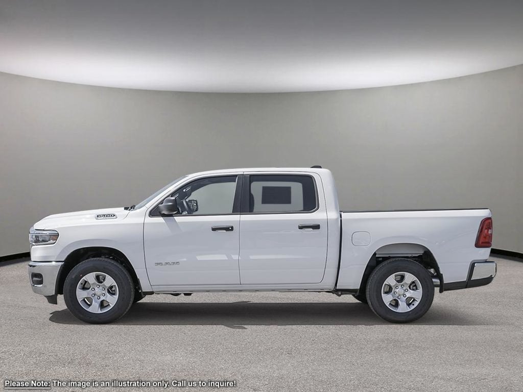 2025 Ram 1500 SXT TRADESMAN IN BRIGHT WHITE EQUIPPED WITH A 3.6L V6 W/ETORQUE , 4X4 , 8SPD AUTO , TRADESMAN LVL 1 , SXT APPEARANCE GROUP , BAC-2