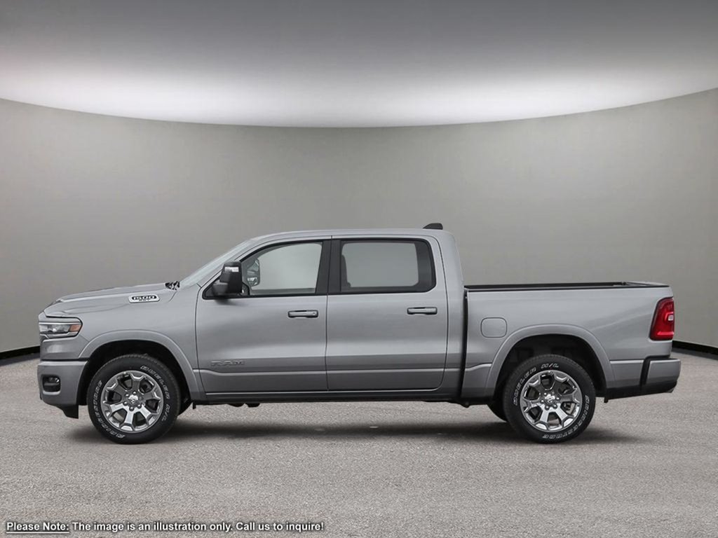 2025 Ram 1500 BIG HORN SPORT IN BILLET SILVER EQUIPPED WITH A 3.0L TWIN TURBO I6 , 4X4 , 8SPD AUTO , 125L TANK , BIG HORN LVL 1 , PROTECTION G-2