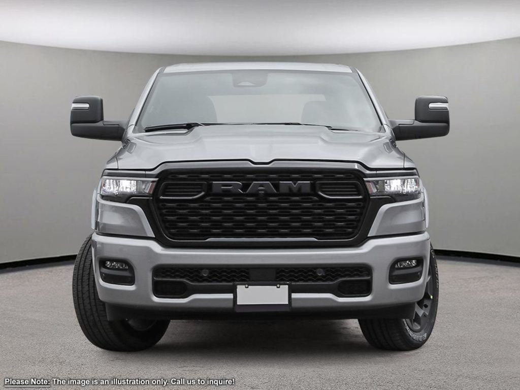 2025 Ram 1500 BIG HORN NIGHT EDITION IN BILLET SILVER EQUIPPED WITH A 3.0L TWIN TURBO I6 , 4X4 , 8SPD AUTO , PANO SUNROOF , 125L TANK , TONNEA-1