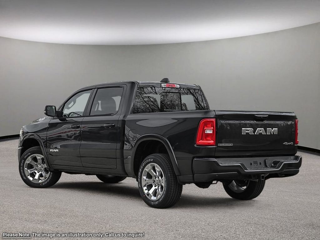 2025 Ram 1500 BIG HORN SPORT IN DIAMOND BLACK EQUIPPED WITH A 3.0L TWIN TURBO I6 , 4X4 , 8SPD AUTO , 125L TANK , BIG HORN LVL 1 , SPORT APPEAR-3